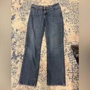 Classic Blue Cropped Women's Jeans